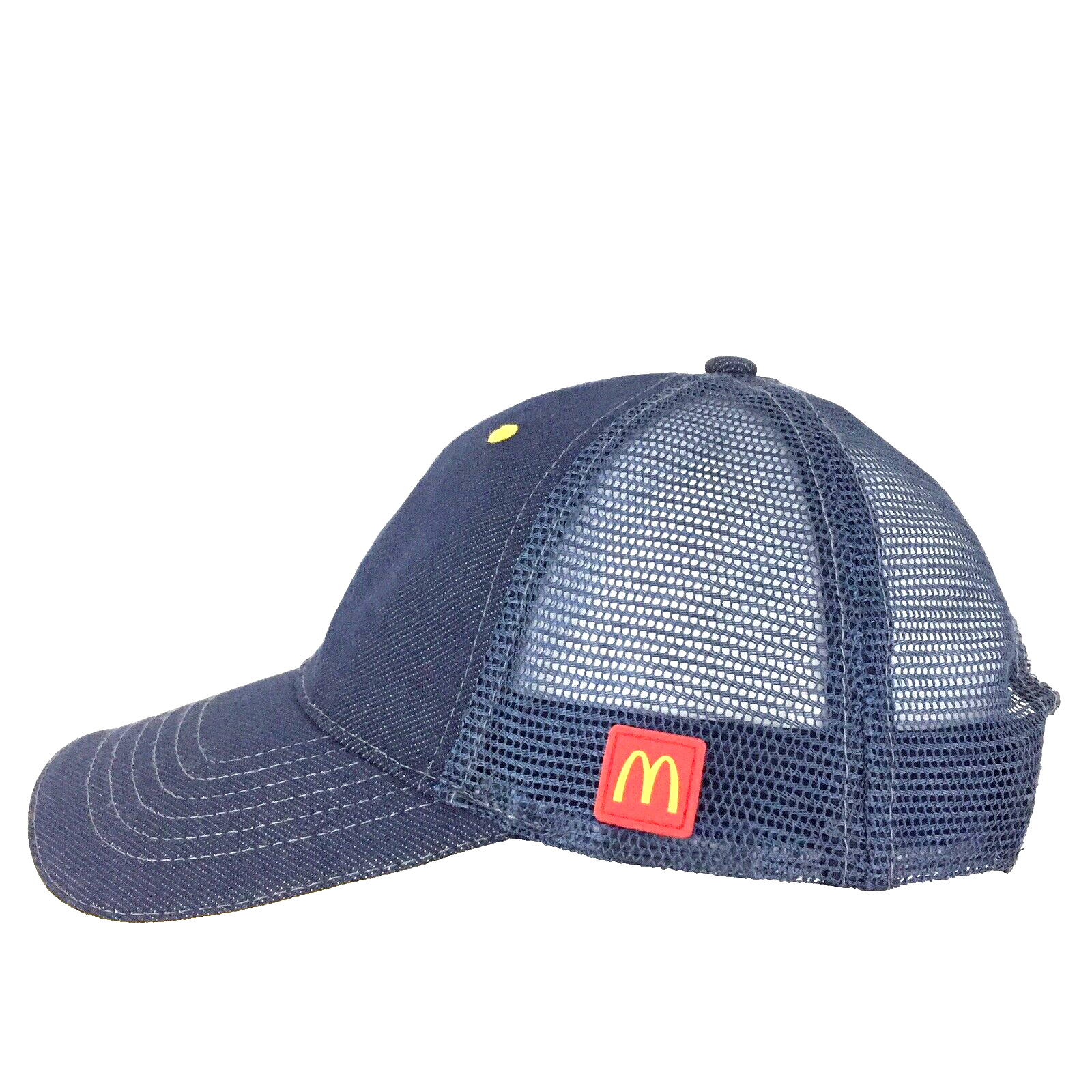 レア品 McDonalds マクドナルド Blue YellowHat Cap McDonaldland Trip Trucker Hat - McDonald's Golden Arches
