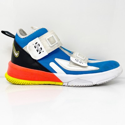 

Nike Boys LeBron Soldier 13 AR7585-401 Синие баскетбольные кроссовки Кроссовки Размер 7Y, Синий, LeBron Soldier 13