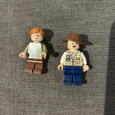 lego minifig lot Jurrasic Park, World Minifigures Lot Of 2 Claire & Vet
