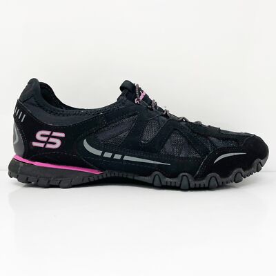 

Skechers Womens Bungee Biker 22406R Черная повседневная обувь Кроссовки Размер 7, Черный, Bungee Biker