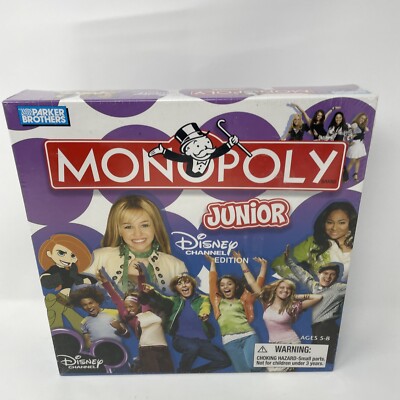 Monopoly Junior Disney Channel Edition Parker Brothers 