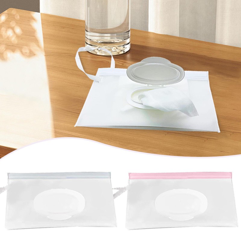 1Pcs Baby Wet Wipes Pouches Dispensers,Travel Wet Wipes Bags Cases Reusable