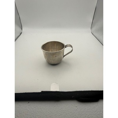 WEB Sterling Silver Baby Cup 510 Vintage Engraved Jesse 1988 Keepsake