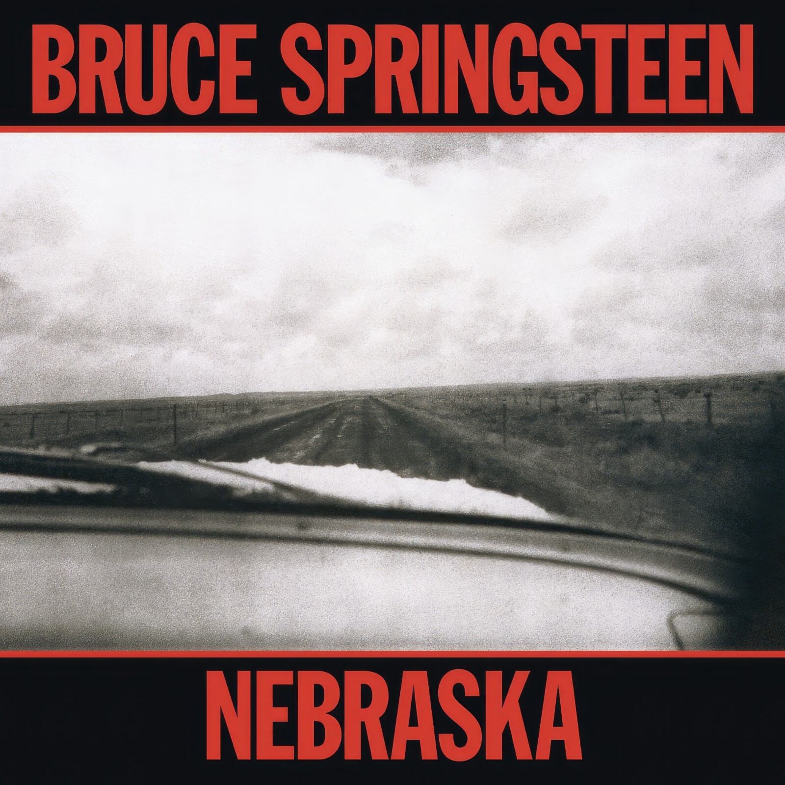 【貴重】ブルース・スプリングスティーンの「ネブラスカ」A1ポスター Bruce Springsteen Nebraska 12x12 Album Cover Replica Poster