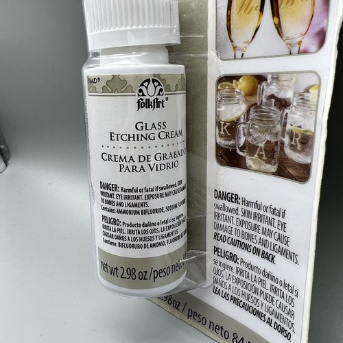 New In Package Folk art Folkart Glass Etching Cream 2.98 Oz 2731のeBay公認