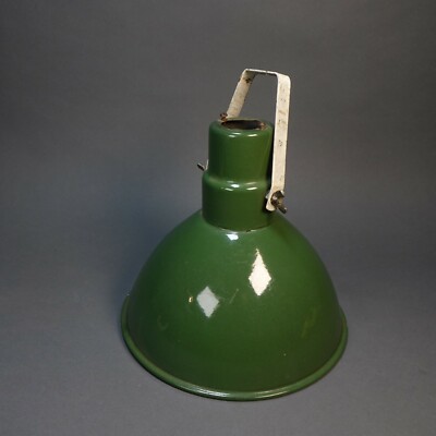 Green Industrial Porcelain Enamel Lamp Shade Wheeler Reflector Co