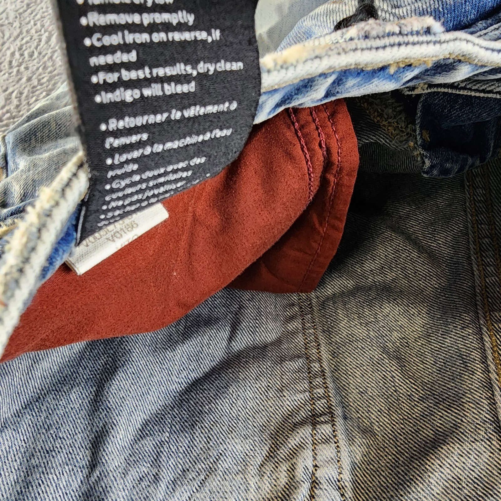 VAYDER Straight Jeans Mens 34 Vito Belt Loops Five-Pocket Zip Fly Button Closure - Picture 13 of 18