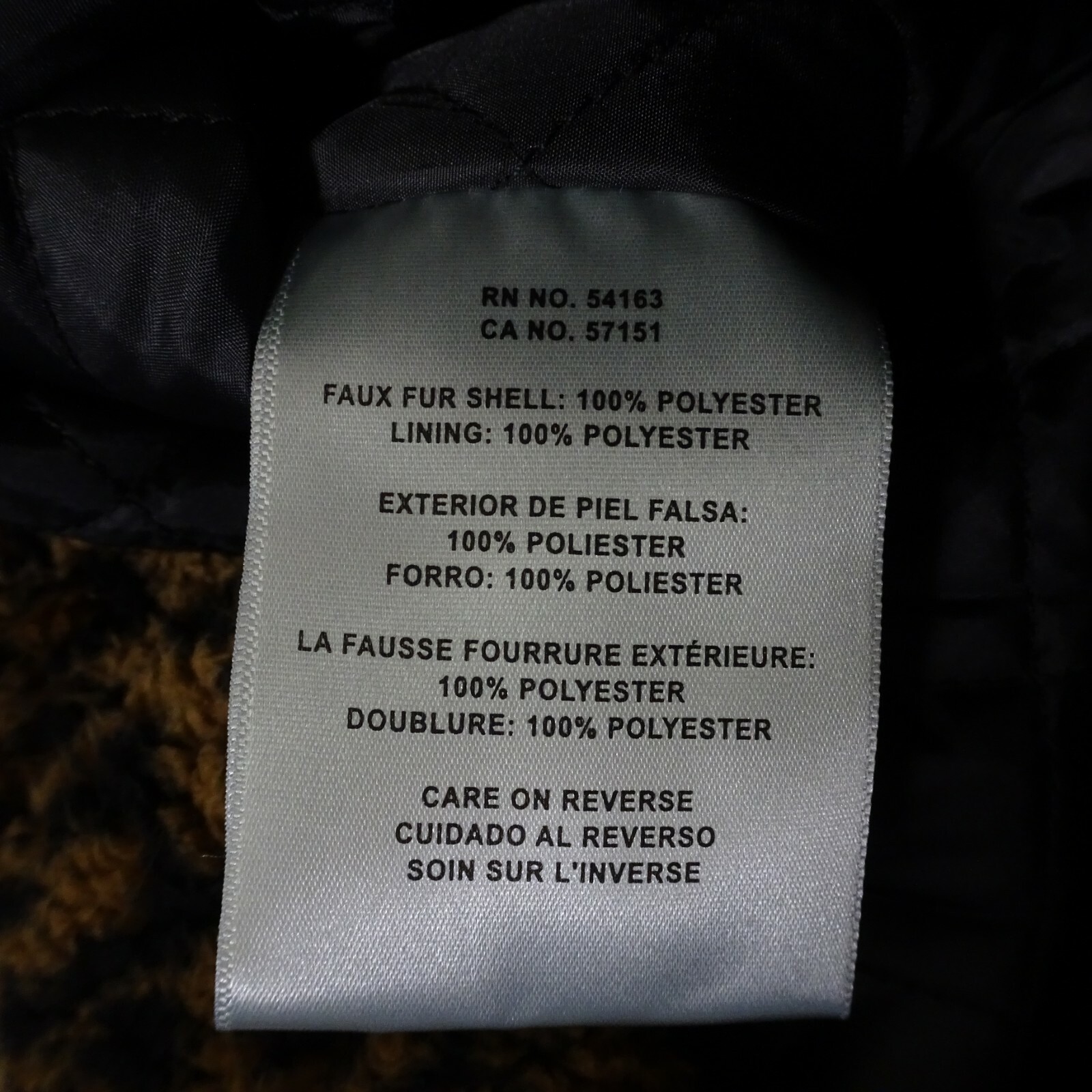 Levi's Womens Soft Sherpa Leopard Print 