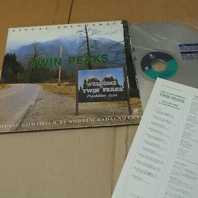 TWIN PEAKS VISUAL SOUNDTRACK JAPAN LD LASERDISC NTSC WPLP-9083
