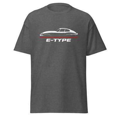 Premium T-shirt For Jaguar E-Type 1961-1968 Car Enthusiast Birthday Gift