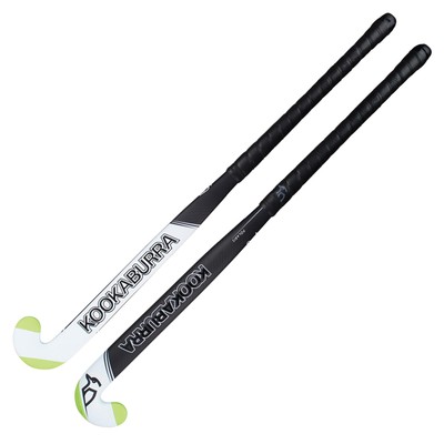 Kookaburra Polaris L-Bow Extreme 2.0 Field Hockey Stick Black/White- 36.5L