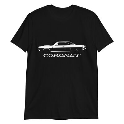 1969 Coronet Hardtop Silhouette Emblem Classic Collector Car T-Shirt