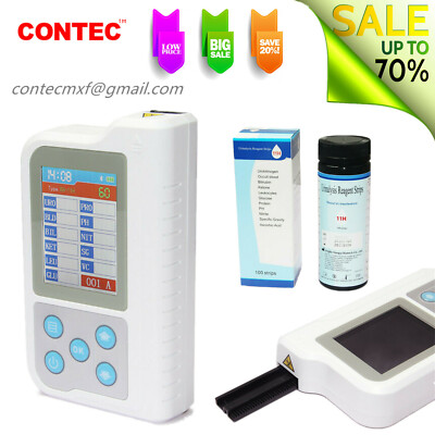 US BC401BT Bluetooth Digital Urine Analyzer with 100PCS Test Strips Urine Tester