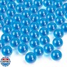 FUTUREPLUSX Light Blue Glass Marbles, 1LB Vase Fillers Clear Marbles Glass Beads for Aquarium Fish Tank Decoration