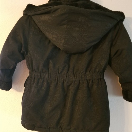 Rothschild coat girls 7/8 fur hood and trim