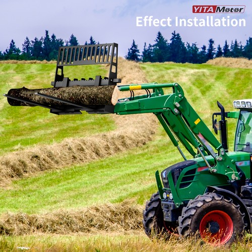 48" Fork Blades Quick Tach Skid Steer Tractor Pallet Fork Attachment 4500lbs US