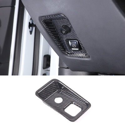 Real Carbon Fiber Full Interior Set Decor Cover Trim Kit For Corvette C8 2020-25