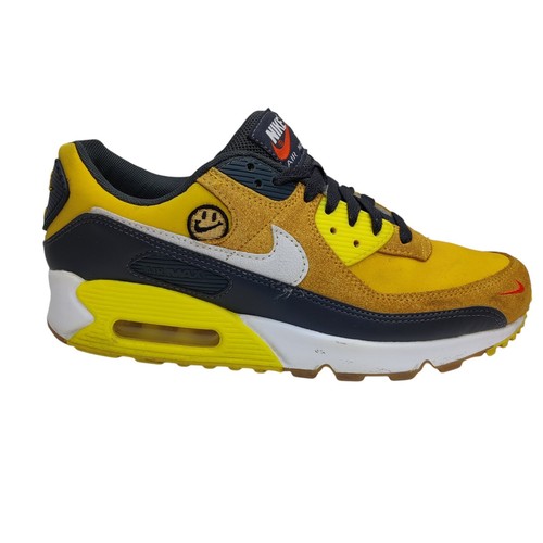 Nike Mens Air Max 90 SE EXTRA SMILE Pollen White Yellow