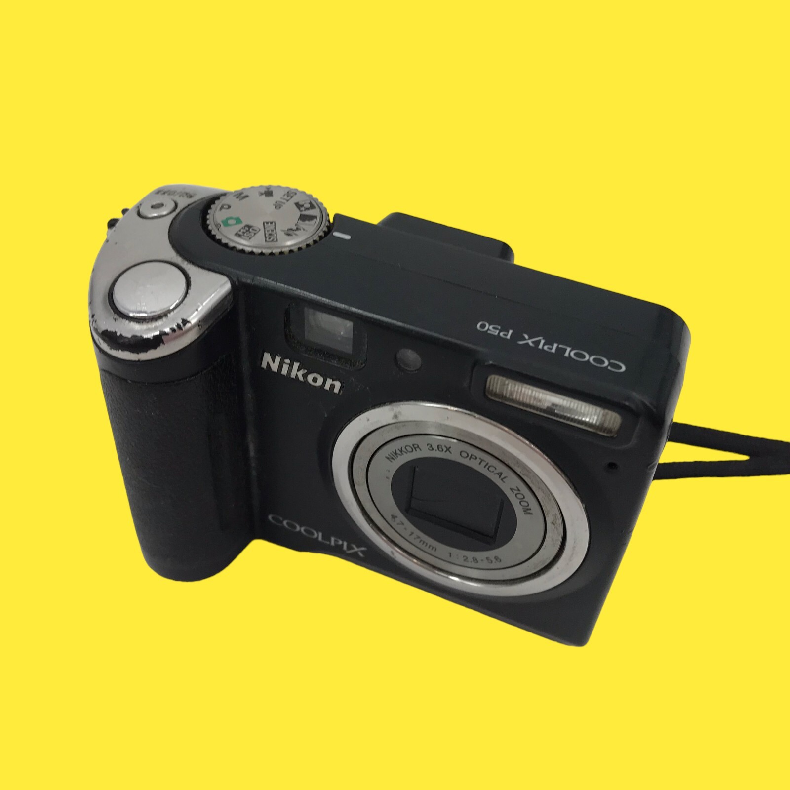 FOR PARTS Nikon Coolpix P50 8.1MP Digital Camera Black #3051 FOR PARTS Nikon Coolpix P50 8.1MP Digital Camera Black #3051