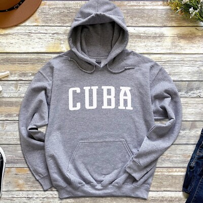 Cuba Hoodie | Cuba Pullover Hoodie | Adult Unisex Cuba Hoodie