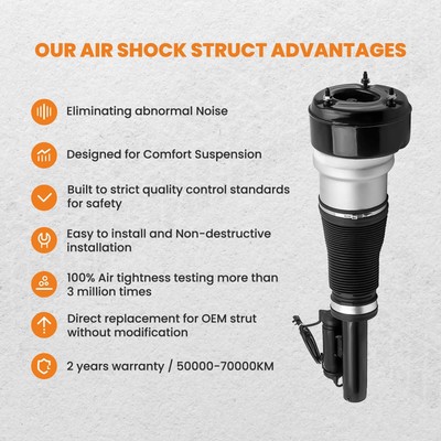 Air Suspension Shock Strut Front Left + Right For Mercedes W221 S550 2213204913