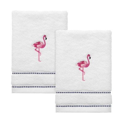 Izod Flamingo 2-Pack Fingertip Towel Set - Fingertip Towel