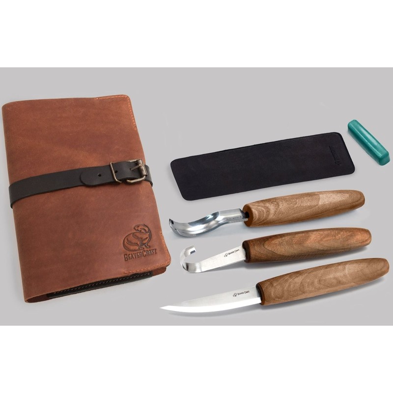 BeaverCraft Spoon Carving Set with Gouge S14X