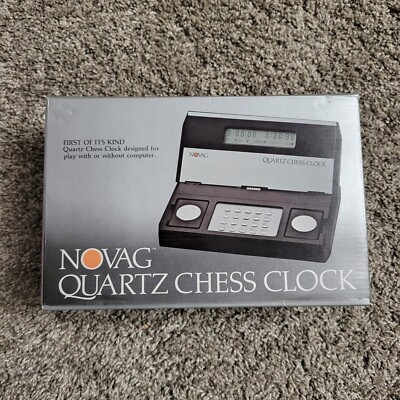 Novag Quartz Chess Clock 1980 New in Box Art No. 815
