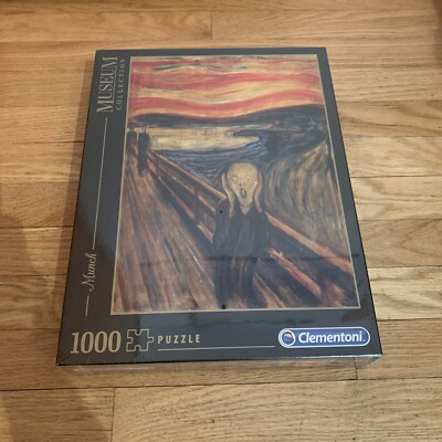 Clementoni 39377 Clementoni-39377-Museum Collection-Munch: The Scream-1000