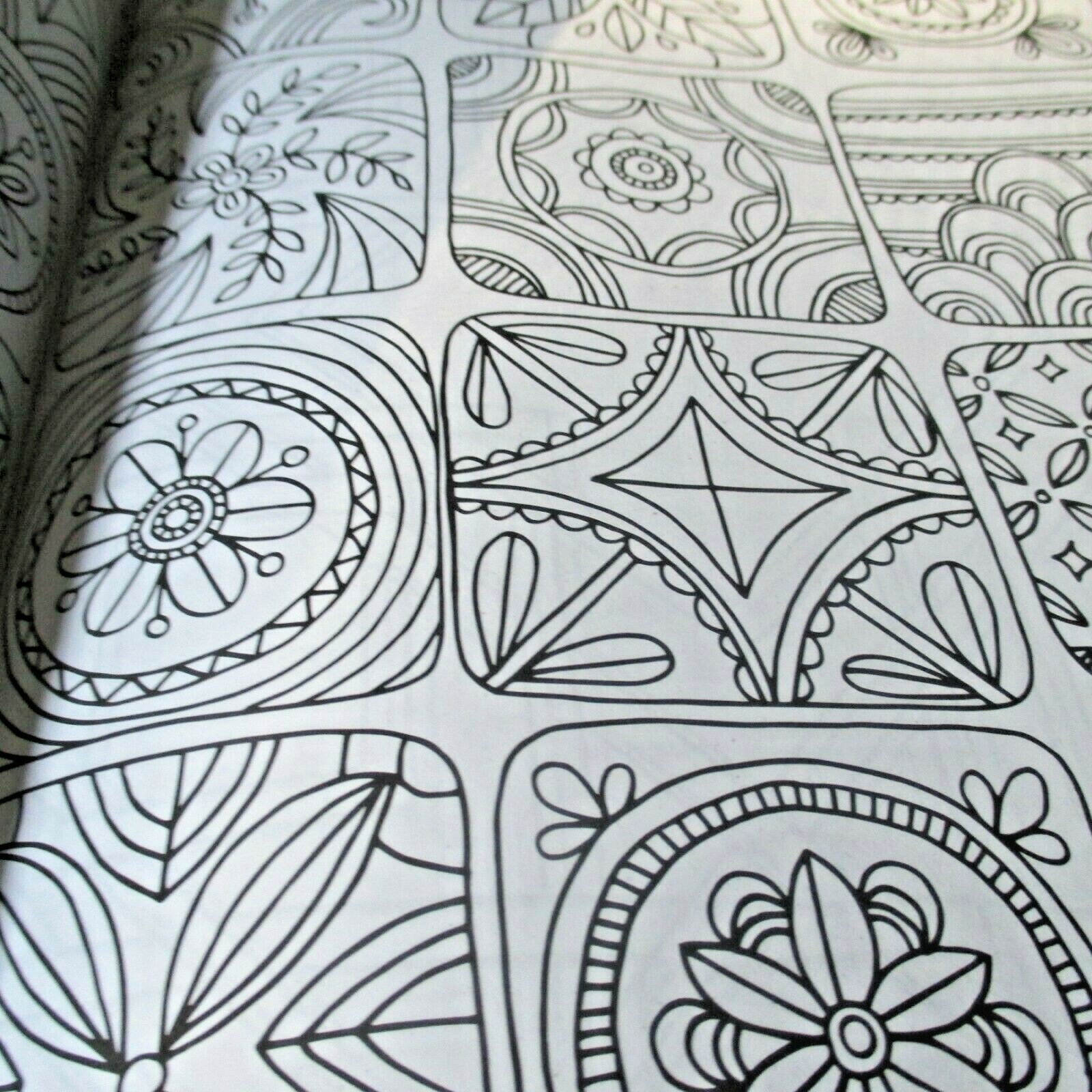 Darice coloring book Geometric Patterns 32 pages NWT