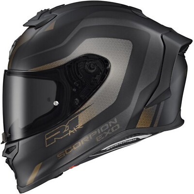 Scorpion EXO-R1 Air Hive Motorcycle Helmet Gold/Black