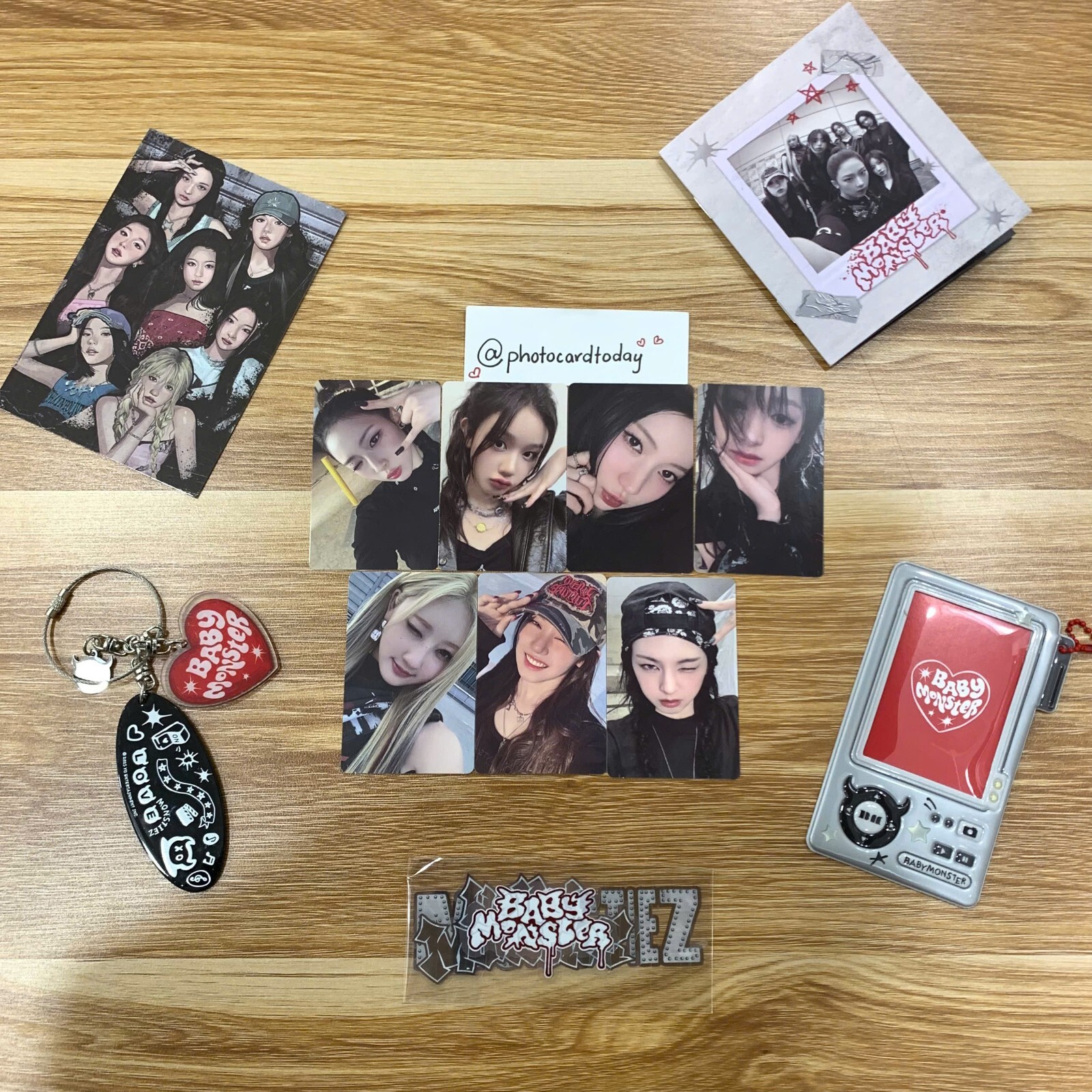 アイドル BABYMONSTER PASSPORT CUSTOM KIT BABYMONSTER OFFICIAL FANCLUB MONSTIEZ MEMBERSHIP KIT
