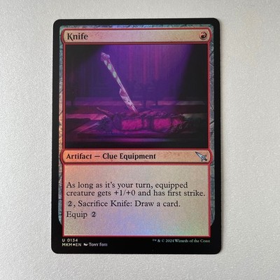 Magic the Gathering Murders at Karlov Manor #134 Knife Foil