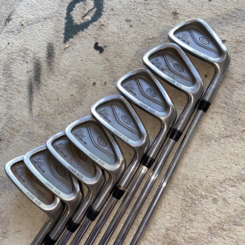 MR King Snake Oversize Iron Set 2-PW ( Missing 5 ) RH Stiff Flex Steel Shafts