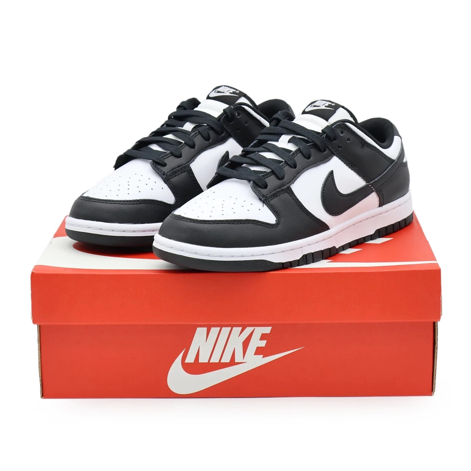DD1391-100 Nike Dunk Low Retro Panda White Black (Mens) | eBay
