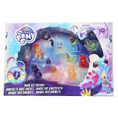 My Little Pony Collection Pony Pet Friends Toy Set 12pcs (E9739), 3+ Brand New!!
