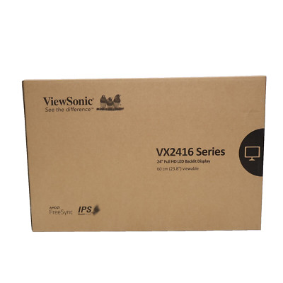 ViewSonic VX2416 IPS Gaming Monitor with 100Hz, 1ms and AMD FreeSync Brand New