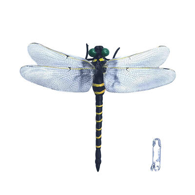 1pc Dragonfly Model Bird Scarer Professional Clip-On Fly Controller for Outdoors