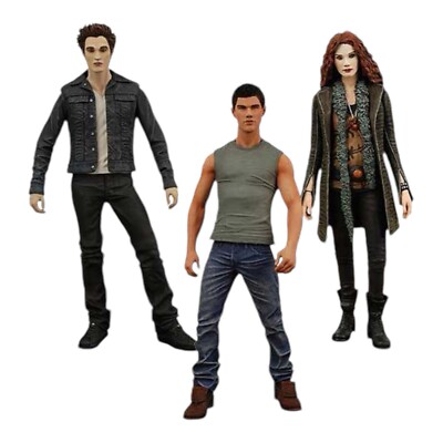 Twilight Eclipse Series 1 SET OF 3 EDWARD JACOB VICTORIA figure NECA vampire