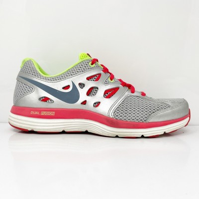 

Кроссовки для бега Nike Womens Dual Fusion Lite 599571-007 серебристые, размер 8, Серебряный, Dual Fusion Lite