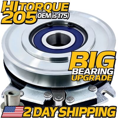 HiTorque 205ftlb (OEM 175) BIGBearing Billet Pulley PTO Clutch for Warner 5218-5