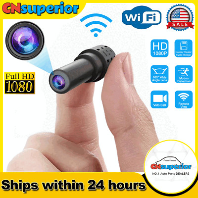 Mini Spy Camera WiFi HD 1080P Hidden IP Camcorder Home Night-Vision Security Cam