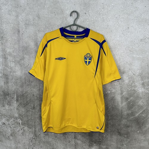 SWEDEN NATIONAL TEAM 2005 2006 2007 HOME FOOTBALL SHIRT