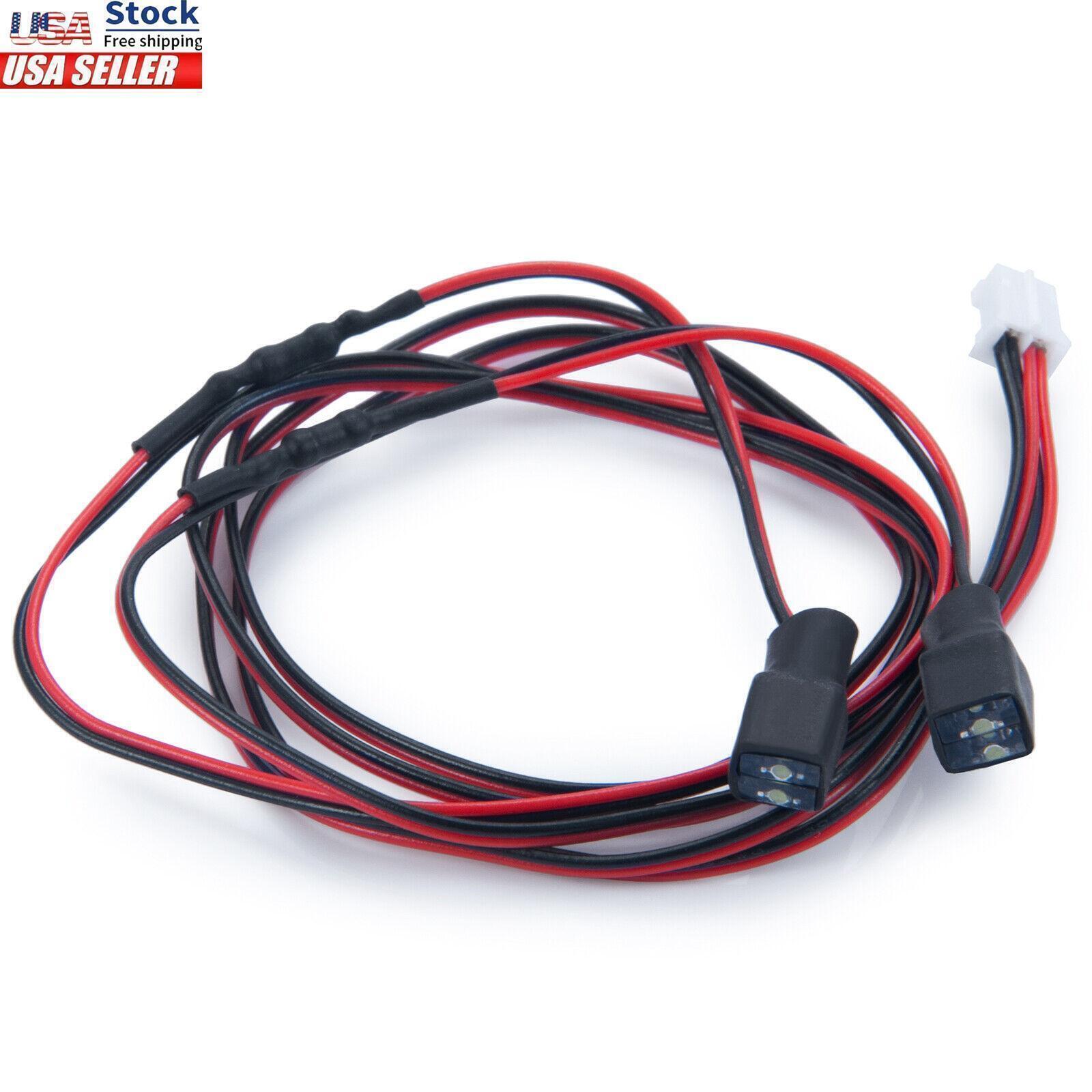 RC LED Lights Kit Square Light Spotlight for 1/14 RC Tamiya Tractor Truck Car