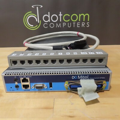 Mitel ST50A Voice Switch 600-3050-01 Voice-Mail Shoretel Harmonica Cable