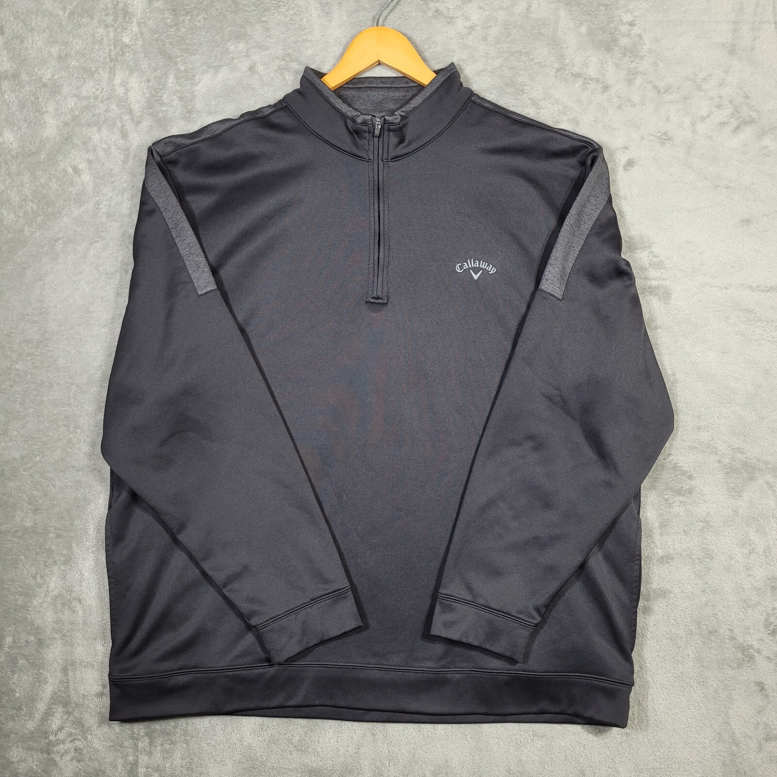 Callaway キャロウェイ ジップアップジャケット 黒 LL XL Callaway キャロウェイアパレル ゴルフウェア メンズ ジャケット