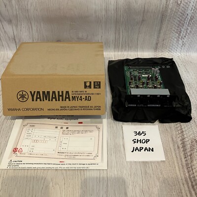 YAMAHA MY4-AD Mini-YGDAI Card 4-Channel Analog Input Card Open Box Un Used