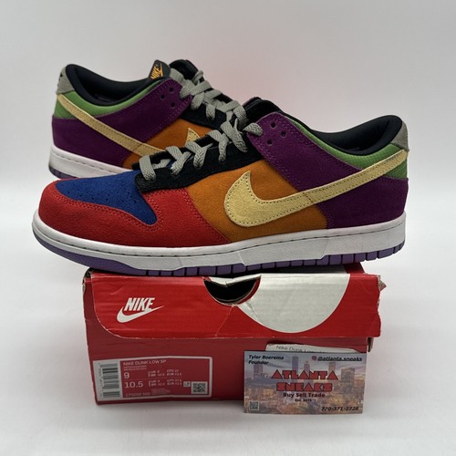 スニーカー NIKE SB Dunk Low SP Retro 'Viotech' 2019 AW FW 19 Size 9 - Nike Dunk Low SP Retro Viotech 2019 Suede Multi