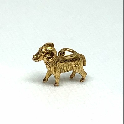 Gold Ram Charm, circa 1970