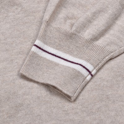 BRUNELLO CUCINELLI BRUNELLO CUCINELLI HERREN 100% KASCHMIR ZWEITON FREIZEIT STRICKJACKE PULLOVER